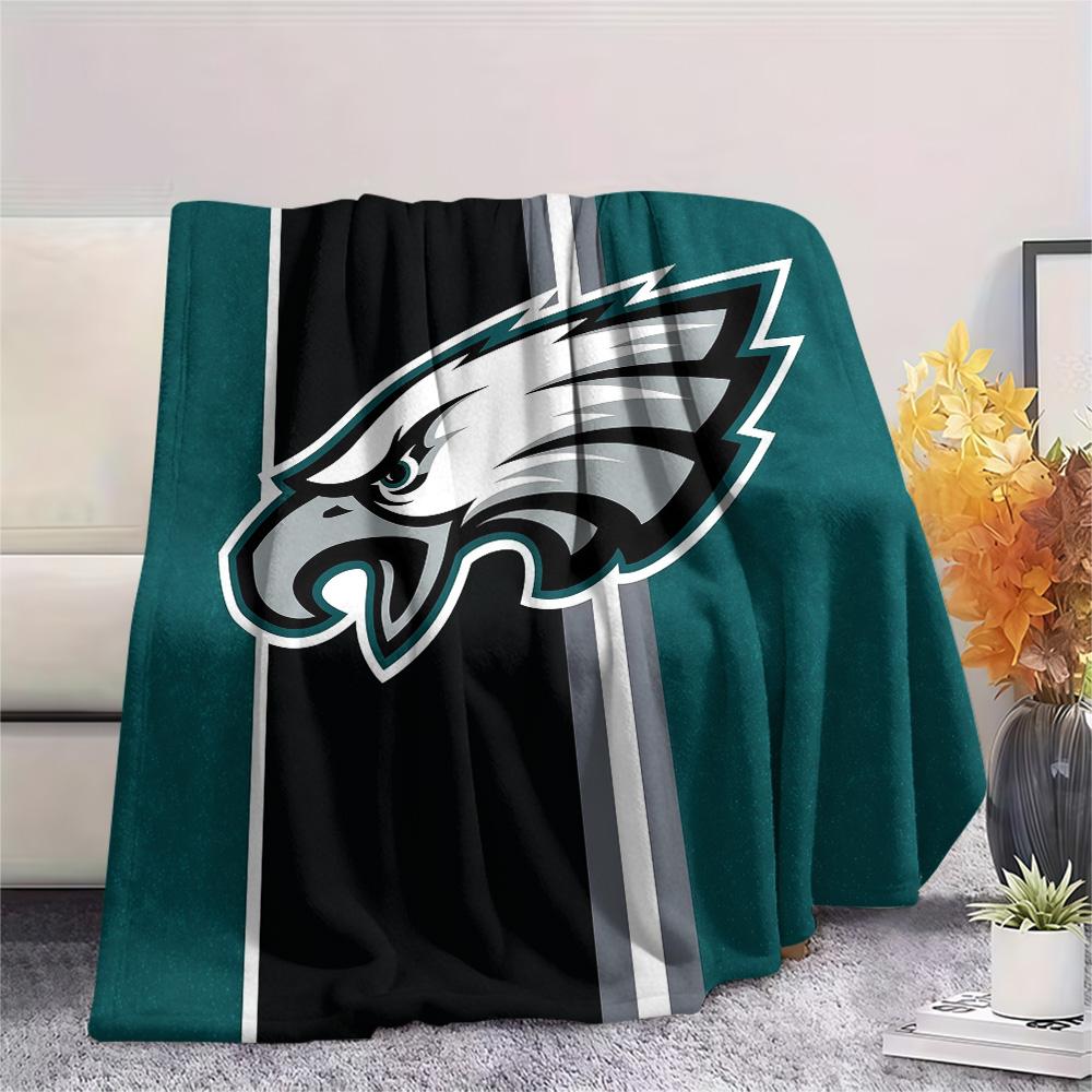 Philadelphia Eagles Flannel Blanket, High quality Comfortable for All Seasons, Home Decor, Warmth and Comfort