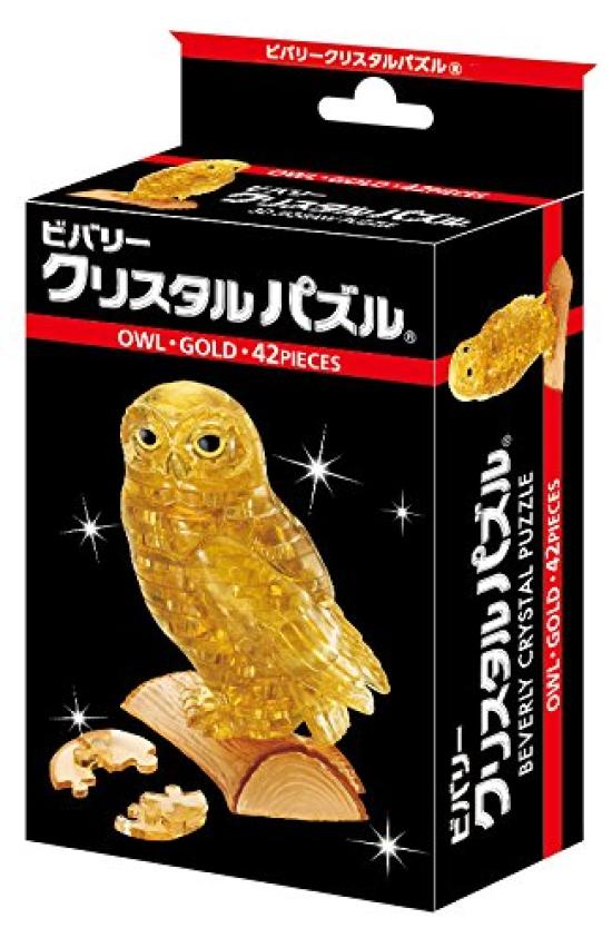 Crystal Puzzle Owl Gold 42-piece