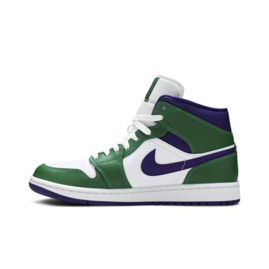 Air Jordan 1 Mid Hulk 554724-300 EU 42.5 зелёный