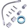 MSCRP LS Throttle Body Bypass Hose Kit LS Coolant/Steam Port Crossover Hose Kits
