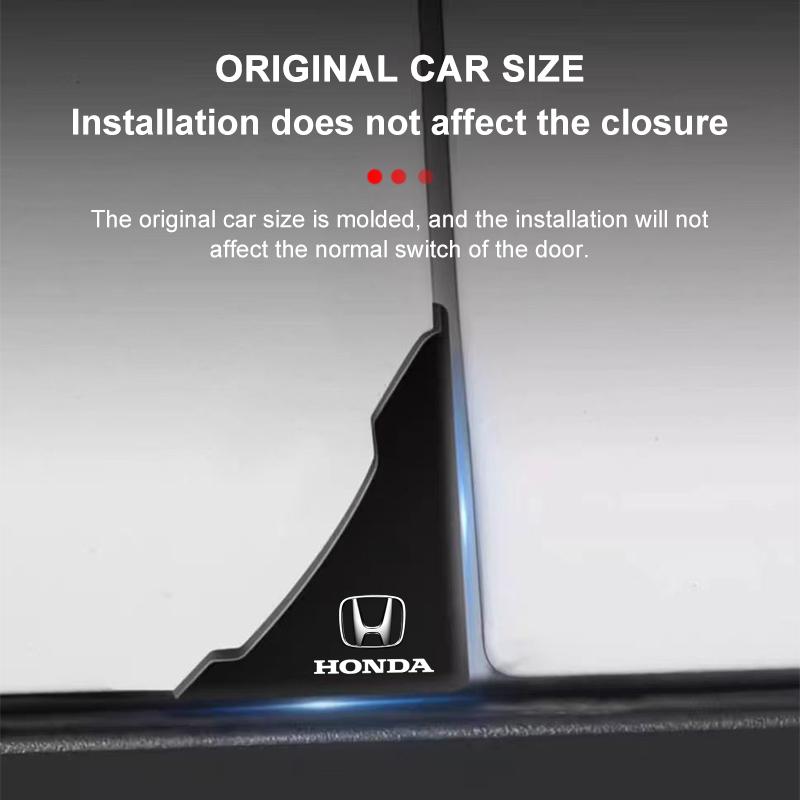 2Pcs Car Door Corner Silicone Protective Anti-Collision Cover For Honda Fit Mugen Insight Type S R VTEC DOHC Modulo Vezel Legend RR Si