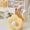 Flower Makeup Brush Storage Box Wall-mounted Home Bathroom Dressing Table Desktop Comb