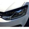 Naklejki dekoracyjne na przednie reflektory - brwi ABS do Volkswagen VW Polo MK5 2011-2017 Akcesoria Samochodowe