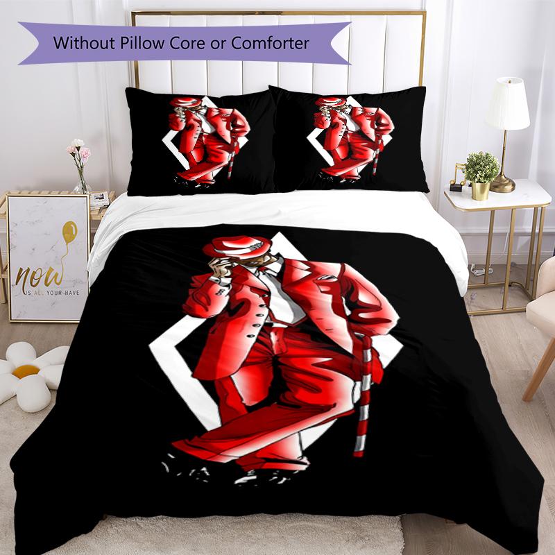 3pcs Kappa Alpha Psi logo pattern bedding set duvet cover set includes duvet cover &pillowcases, perfect all season bedroom decoration & gift
