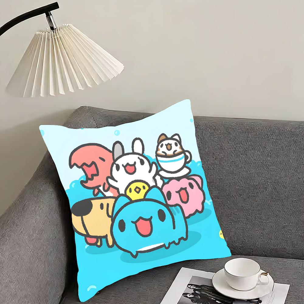BBugcat CapooS Cute Cushion Cover Pillowcase Ultra Soft Skin Friendly Fabric Cloud Like Comfort Concealed Zipper