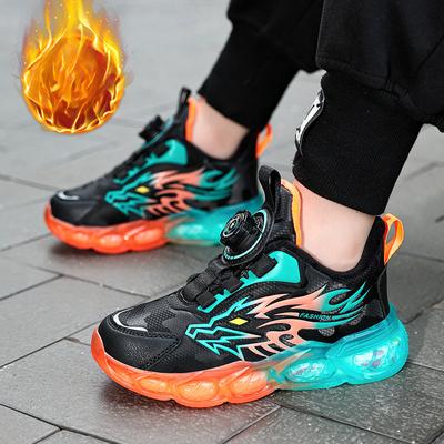 Boys' Shoes New Winter Velvet Sports Shoes To Keep Warm Primary and Secondary School Students