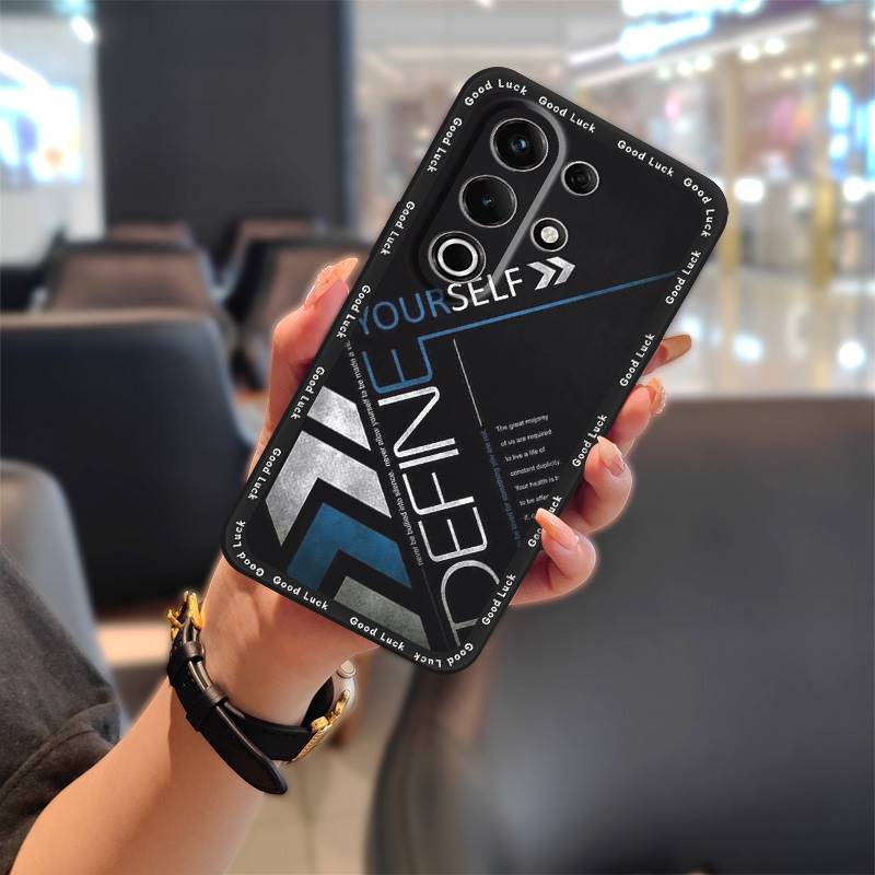 Shockproof Anti-dust Phone Case For Itel S25 Ultra Soft Case Durable Anti-knock Dirt-resistant Graffiti Cute Back Cover
