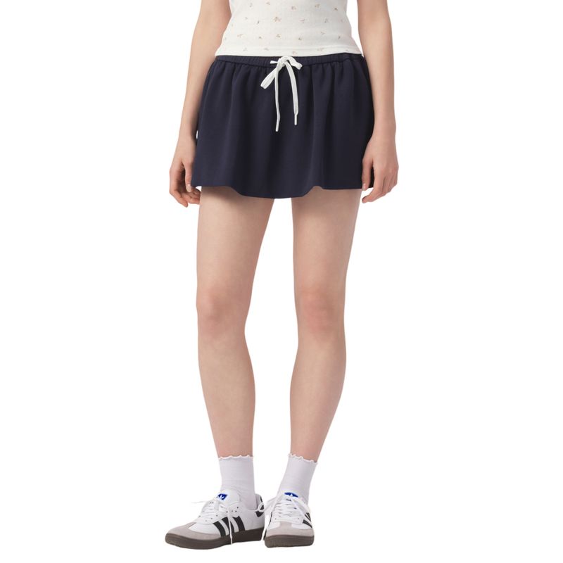 

Yescci College Girly Style Elastic Waist Pettiskirt Sapphire Blue All yards