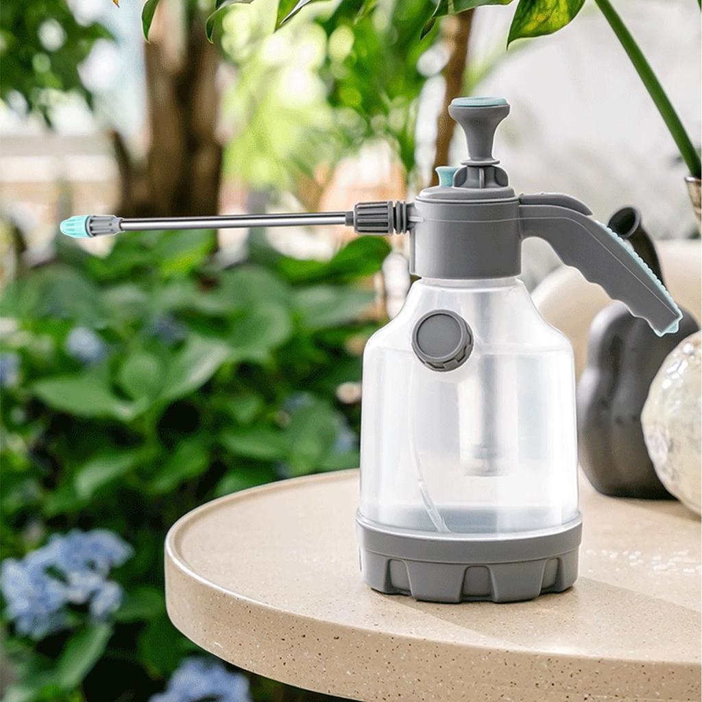 3L Hand Pump Spray Watering Can Bottle Non-Slip Handle Tank With Extended Rod Water Hose Nozzle Bottle Watering Can