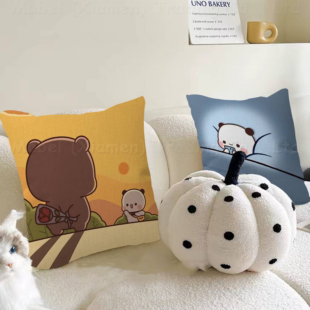 Cute Bubu Dudu Cushion Cover Pillow Cover Decor Pillowcase Printed Cushion Case For Couch