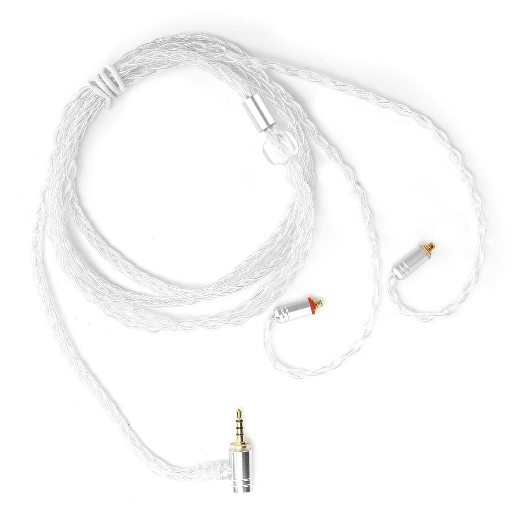25 Core Silver Plated Cable OFC Upgrade Audio Cable for MMCX Connector for Shure SE215Transparency 2.5 Balanced Head
