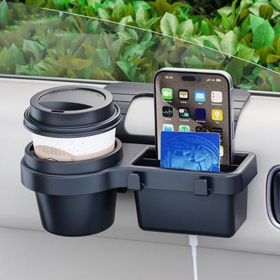 Auto Seitentür Fenster Aufbewahrungsbox Halterung Ablage Organizer Becherhalter Handyhalterung Ablage Schlüssel- und Brieftaschenhalter Einfache Installation Große Auto Organizer Box