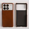 Business Oil Wax Genuine Leather Case For Poco F8 Ultra F5Pro POCO X6Pro M5 M6Pro X4 X5 F2Pro Cover Back Coque Shockproof Fundas