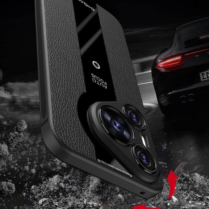 Q.COO Für Huawei Pura 70 Pro/Pura 70 Pro+ Hülle Stoßfest PU+TPU+Acryl Handyhülle