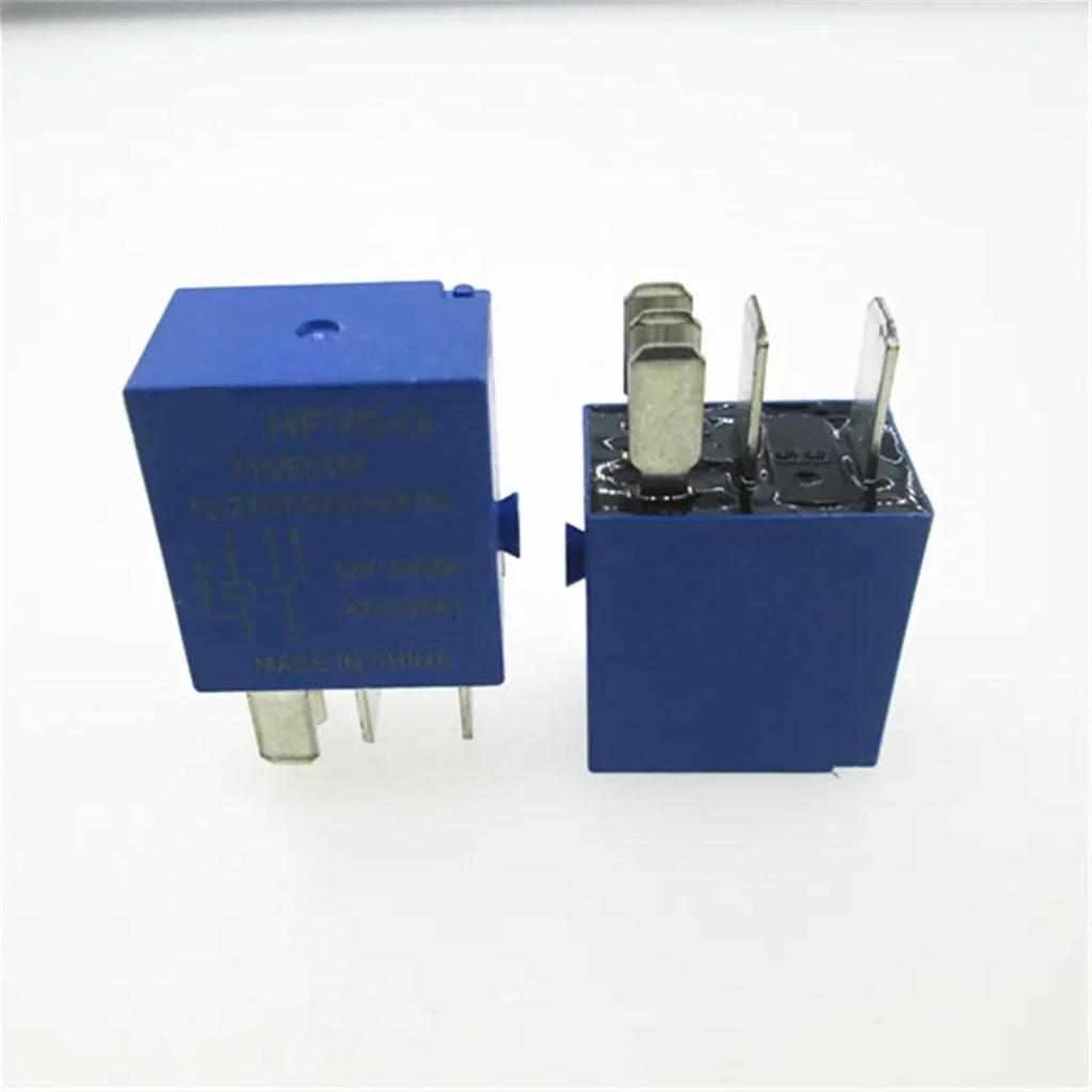Auto Car 12V Relay HFV6-G-716-E0156-12-Z7ST-R HFV6G716E0156 HFV6G 716E0156 12-Z7ST 12V 20/35A 12VDC DC12V DIP5 5Pcs