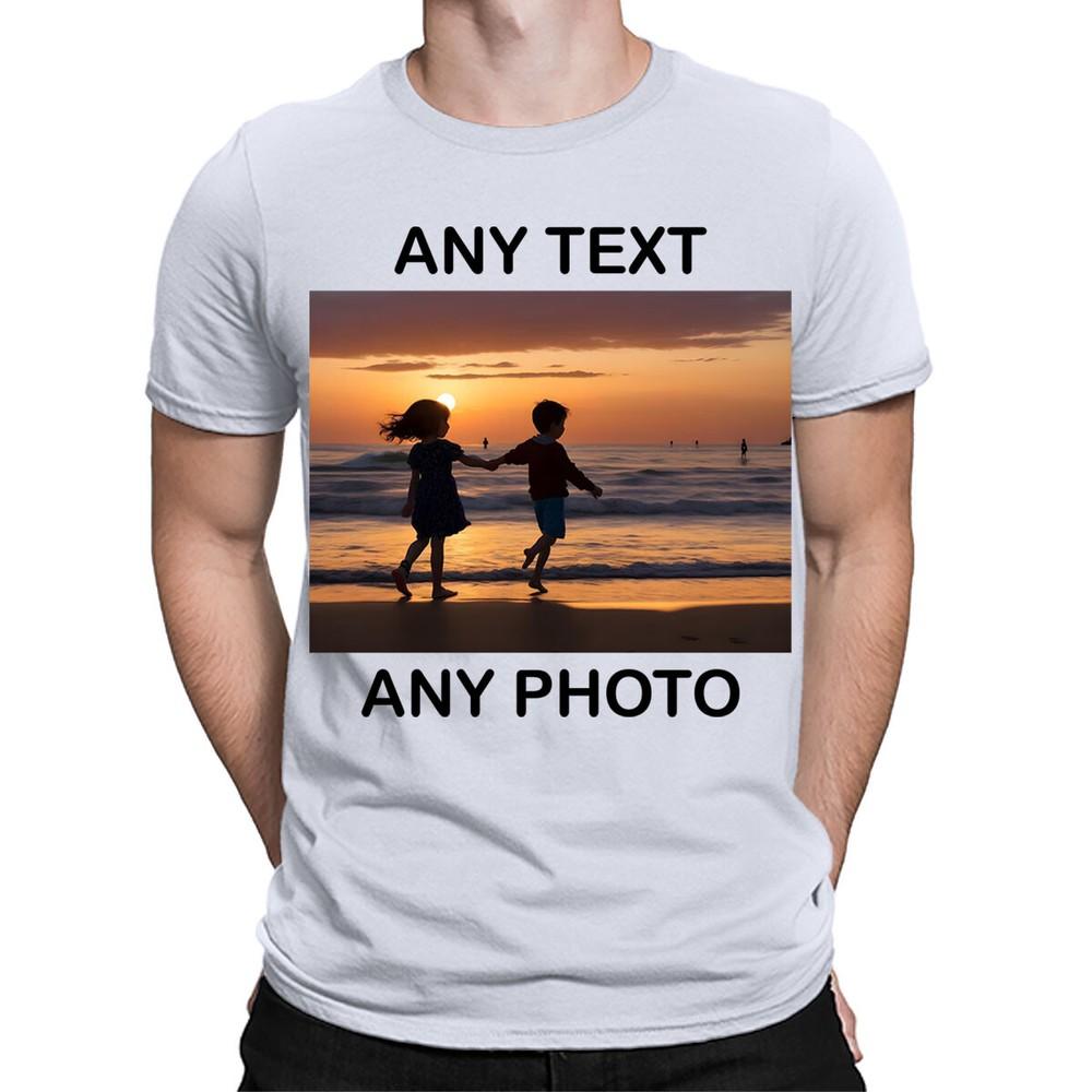 Personalised Your Text Photo Picture Stag Hen Party Mens TShirts TA56 1T9A5 2XL