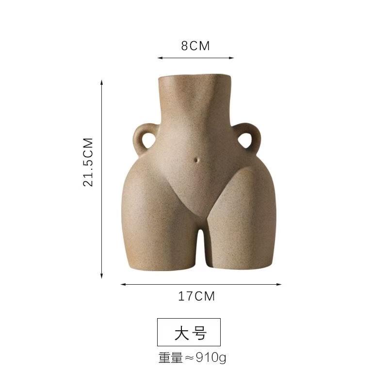 Creative Ceramic Vase Retro Home Decor Elegant Desktop Flower Pot Room Decoration Living Room Table Decoration and Accessories