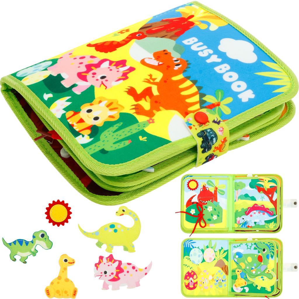 Toddler Board Book Toys Montessori Educational Activity Developing Book Soft Felt Toddler Quiet Books Protable Traveling Toys