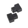 2PCS 3.5MM Male 3‑channel Network RJ45 8‑core Jack Splitter Adapter POE Network Distributor