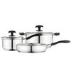 DeBo Bologna DEP-516 Edelstahl 3-teiliges Kochgeschirr-Set