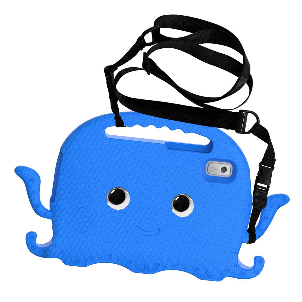 Case For Tab M9 TB-310FU 9 Inch EVA Kids Cute Cartoon Octopuses Cover with Shoulder Straps
