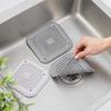 Silicone Hair Catcher Drainage Filter Square Sink Filter Shower Floor Drain Kitchen Bathroom Anti-clogging Sewer Filter