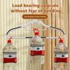 1PC Coat Hanger Clothing Store Household Traceless Coat Hanger Household Flocking Plastic Non-slip Hanger Velvet Magic Hanger