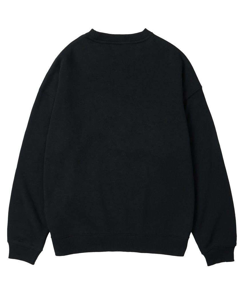 KULTE Twill Arch Logo Crewneck Black