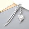 Cute Bag Charm Pendant Keyring Love Heart Braided Rope Keychain Bag Charm for Backpack Purse Handbag Decorations
