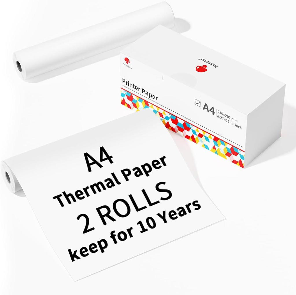 Phomemo Quick-Dry Thermal Tattoo Printing Paper - A4/A5/B5/Letter Sizes