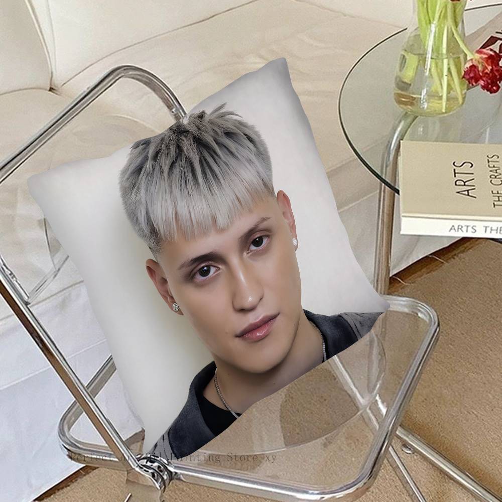 1Pc Singer Kidd V-Voodoo Songs Pillow Case Fashion Square Pillowcase Bedroom Sofa Room Ins Decoration Leisure