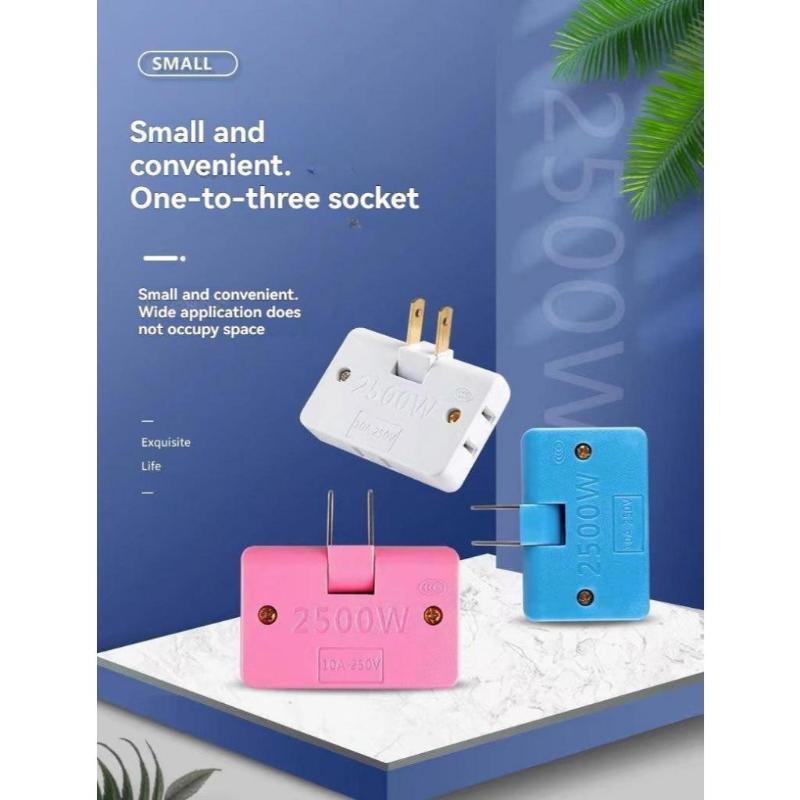 Univerzální cestovní adaptér s jedním otočným a třemi zásuvkami, s porty USB-C a USB, vhodný pro 200 zemí pro mezinárodní cestování a služební cesty