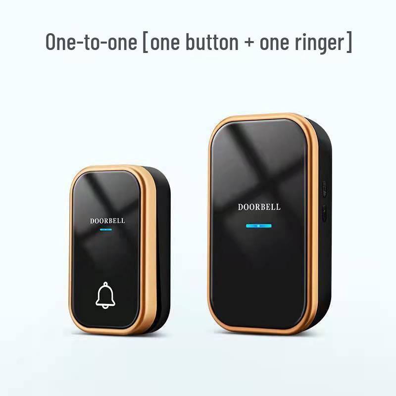 Battery-Free Wireless Doorbell: Waterproof, Long-Range, Smart Call for Home or Office.
