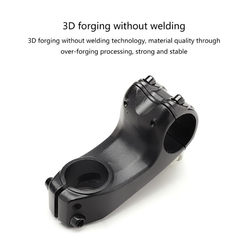 Adjustable Mountain Bike Stem 31.8mm Bike Stem Risers Handlebar Aluminum Alloy Mountain Bike Handlebar Risers Extender