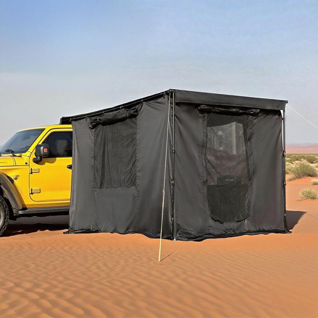 SUV Mounted Waterproof Camping Awning & Sunshade Tent