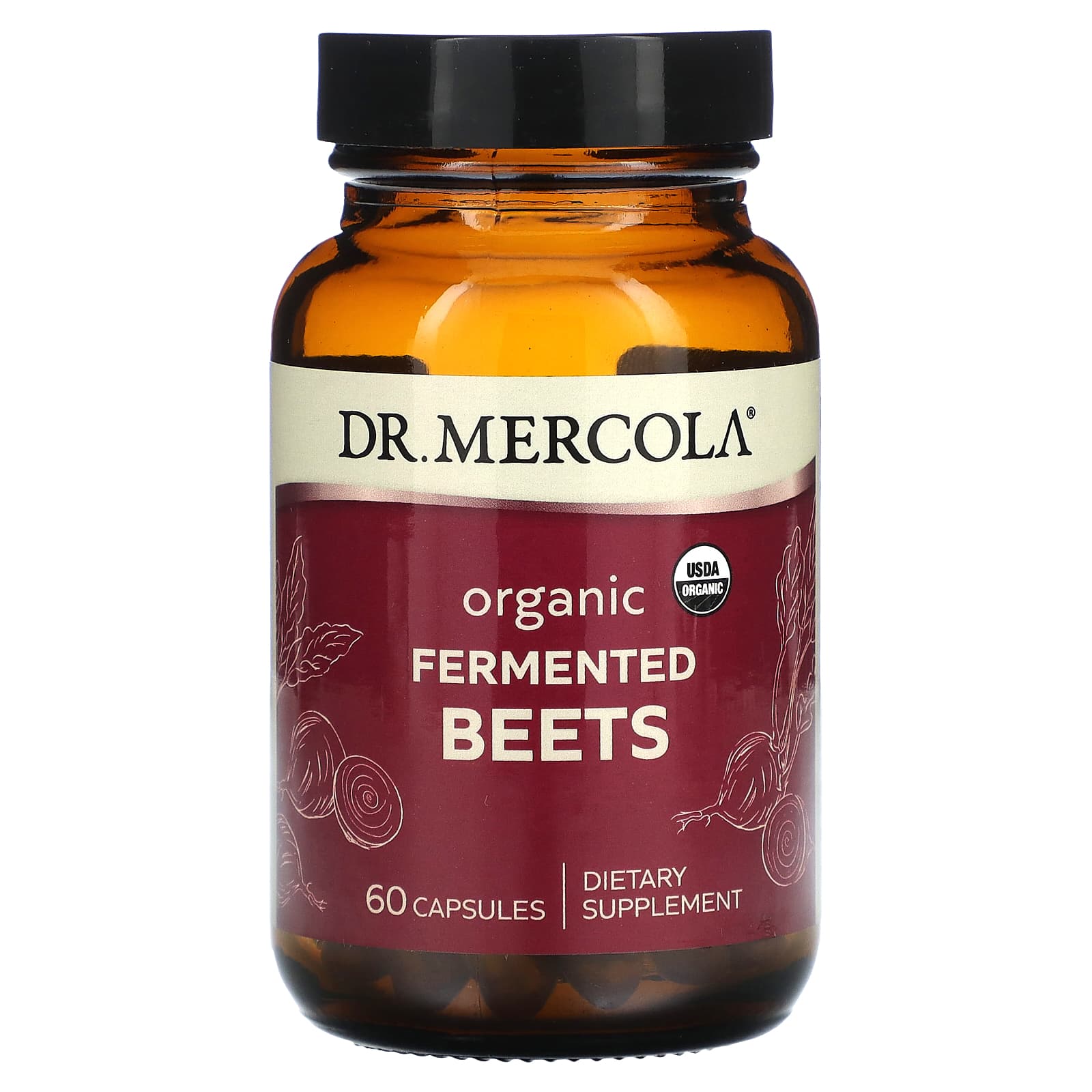 

Dr. Mercola, Organic Fermented Beets, 60 Capsules