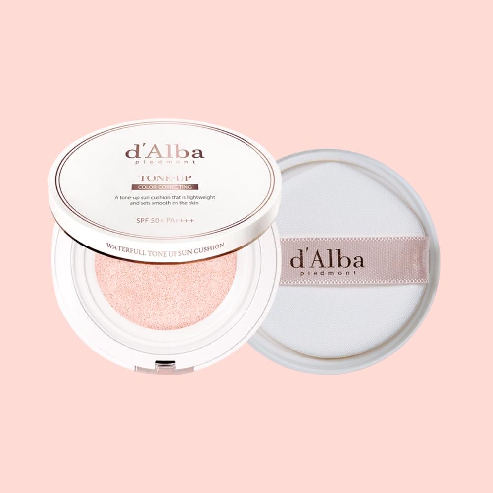 D Alba D Alba Waterful Tone Up Sun Cushion 15g Set  Original+refill NONE