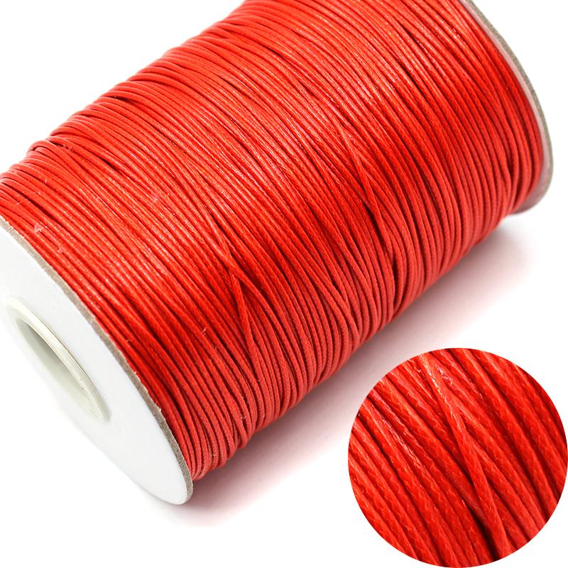 10 meters 1mm Waxed Cotton Cord Waxed Thread Cord String Strap Necklace Rope Bead DIY Jewelry Making For shamballa Bracelet
