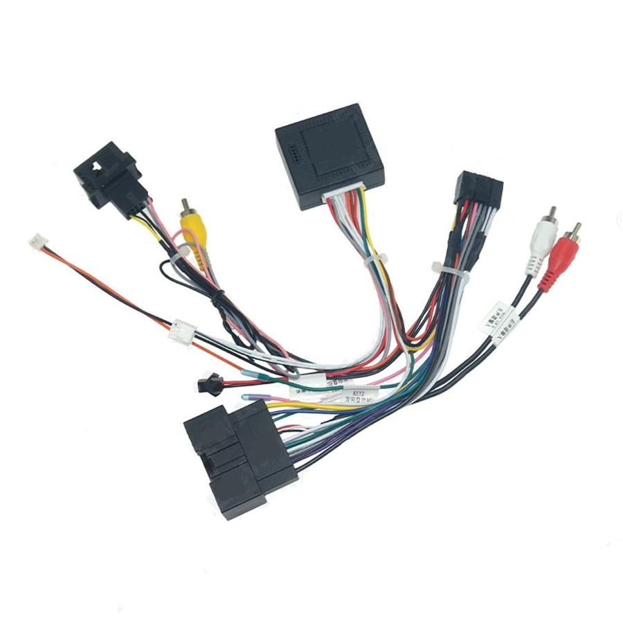 

16Pin Stereo Audio Wiring Harness W/Canbus Box For Kuga Focus Edge Explorer