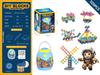 Children'S Assembled Granules Building Block Educational Toys Space Capsule Storage Bucket Gift Box