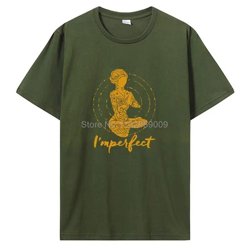 T-Shirt mit Aufdruck „I'm Perfect Yoga Girl“ aus Baumwolle, Unisex, Sommer, Damen, T-Shirt, Hip-Hop, T-Shirt, Tops, Harajuku, Streetwear, lustige T-Shirts