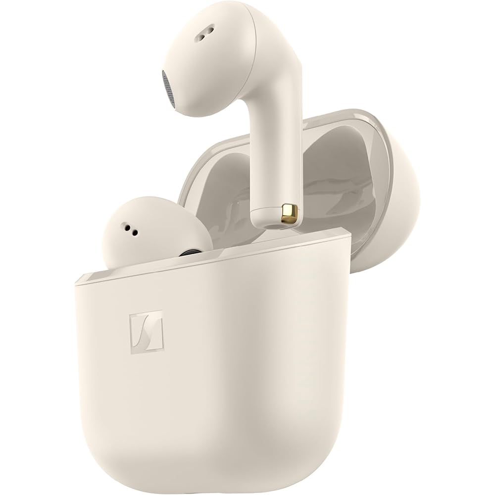 Sennheiser ACCENTUM Open Wireless Earbuds - Open-ear design, dynamic sound & Bluetooth 5.3, IPX4 water-resistant, 28-hour battery life, USB-C charging