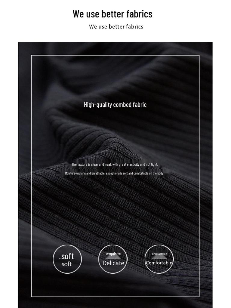 Black V-Neck Knitted Bodycon Dress – Women's Short Sexy Autumn/Winter Layered Base Dress