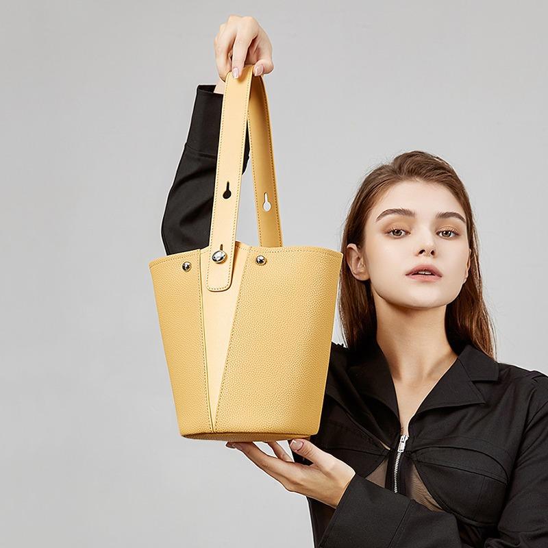 Bucket bag Crossbody large-capacity vegetable basket women's bag 2025 new high-end handbag commuter shoulder bag