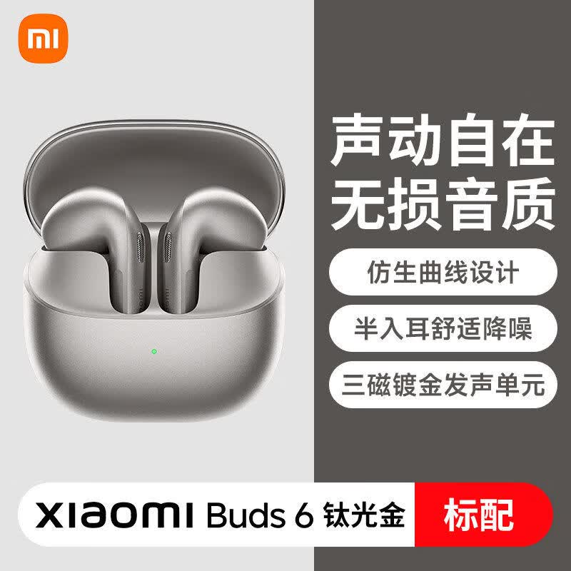 

Xiaomi Buds 6 True Wireless Noise-Cancelling Earbuds