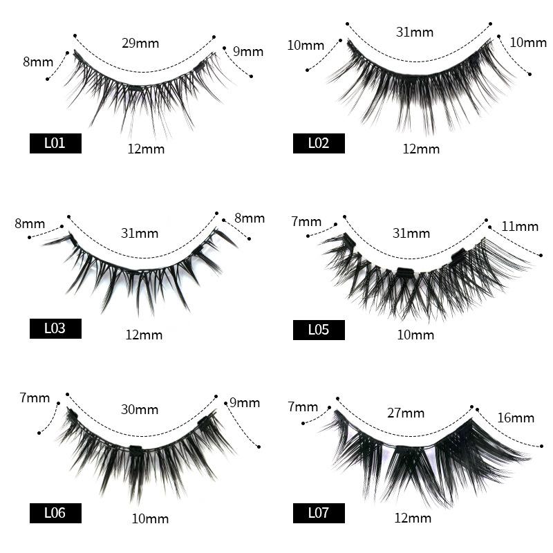 Hot Quantum Magnetic Eyelash Curler Little Devil Magnetic False Eyelashes 6D Magnet Eyelashes Magnetic False Eyelashes for Women