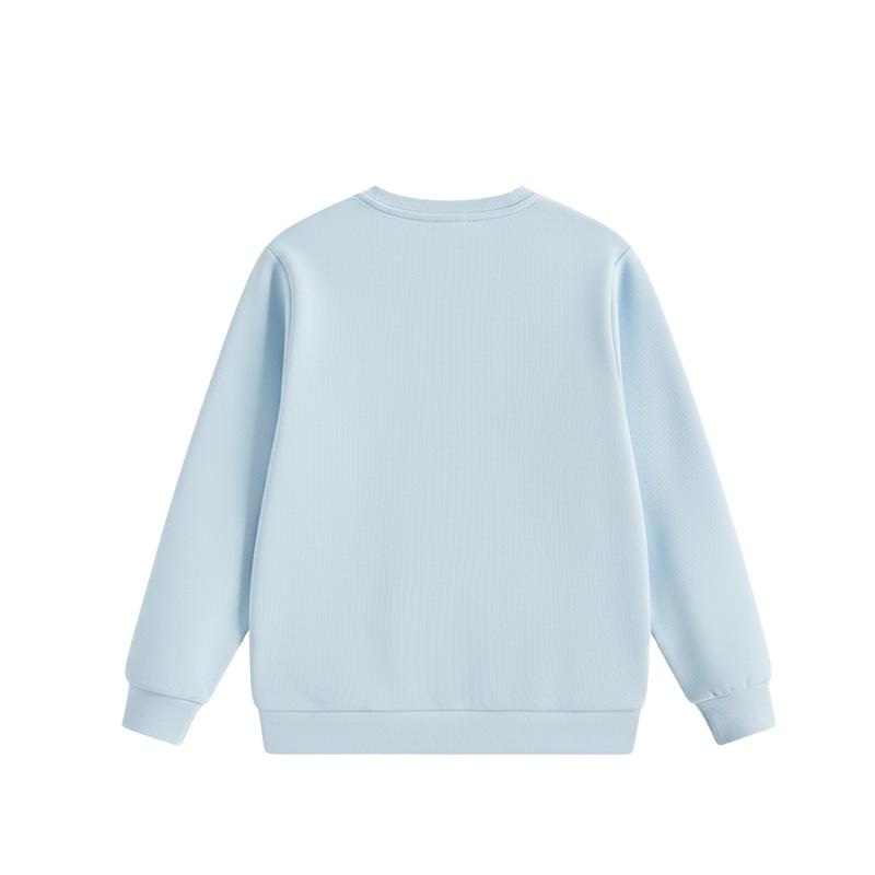 Li-Ning Plain Logo Crew Neck Pullover Comfortable Casual Sports Long Sleeve Sweatshirt Unisex sweatshirt AFDL41-1