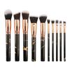 New 10 Makeup Brush Set Full Marble Beauty Tool Set Brush Blush Eyeshadow Brush