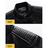 ROMON Men's Fashion PU Leather Jacket