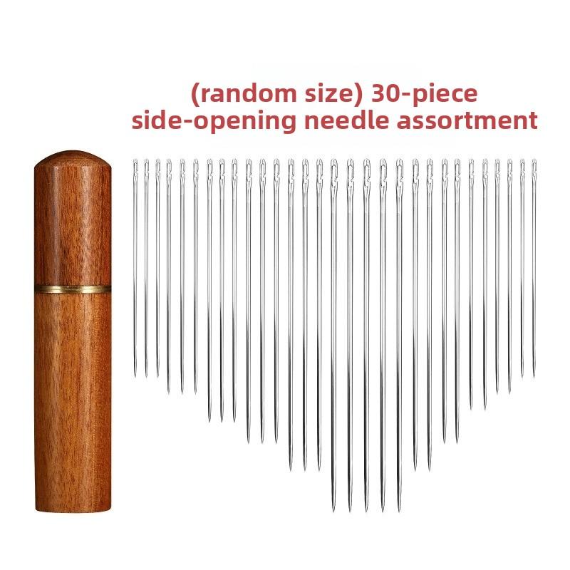 30pcs/set Elderly Blind Needle Pin with Hole for Hand Thread Sewing Needle Tool